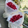 25 алых роз